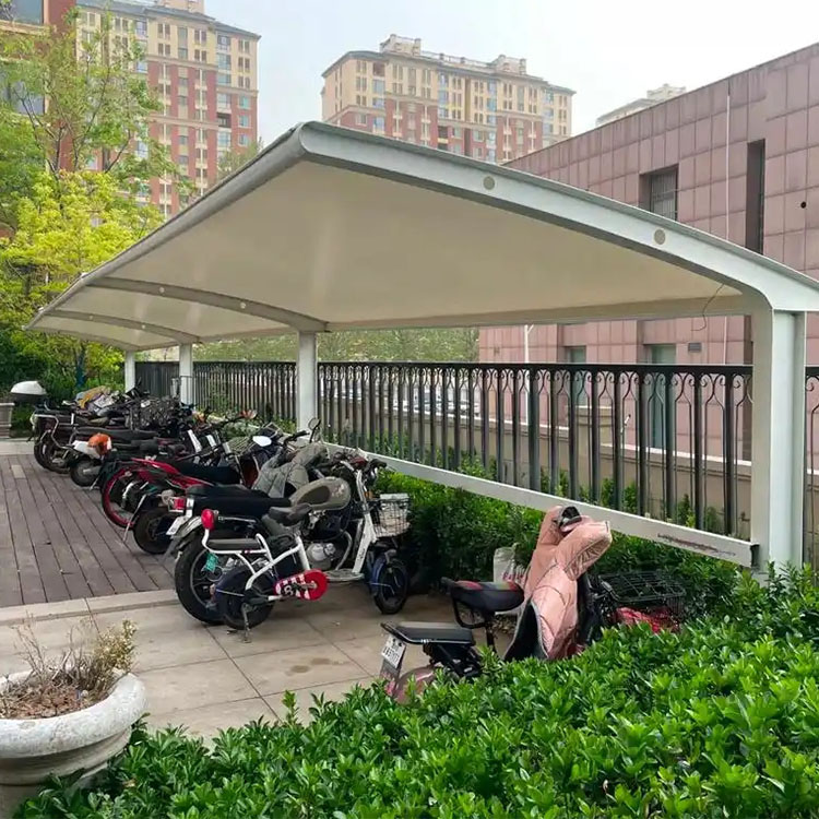 和林格尔县膜结构电动车棚